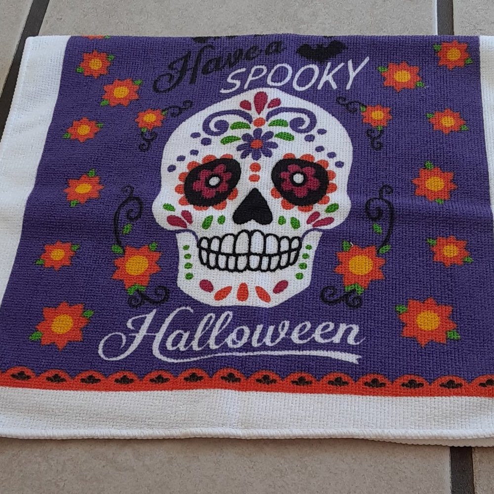 Halloween Skelton Towel